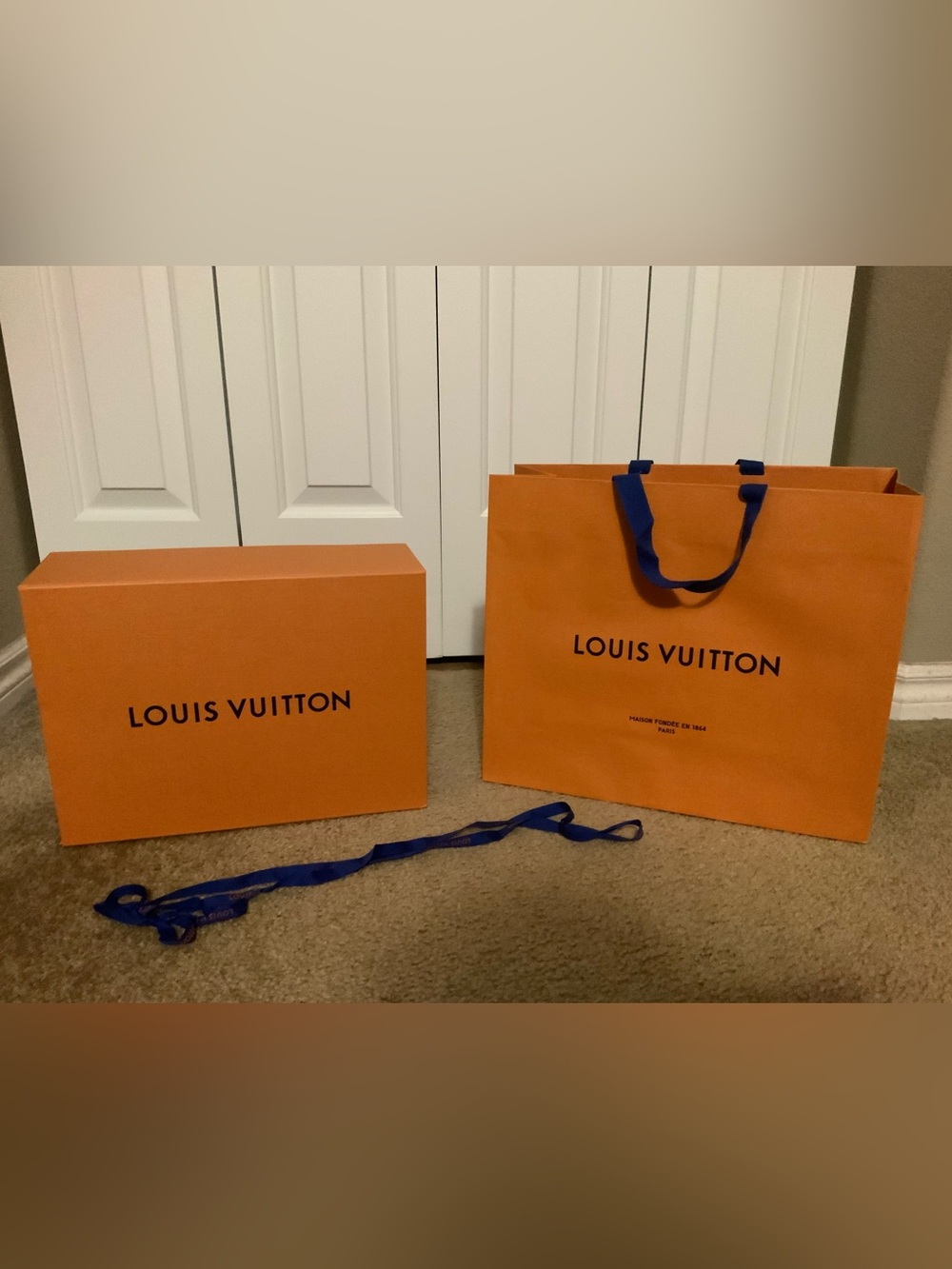 Louis Vuitton Shopping Bag and Box